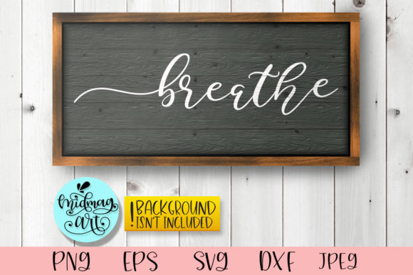 Breathe Wood Sign: A Designer's Take on Stitching Calm