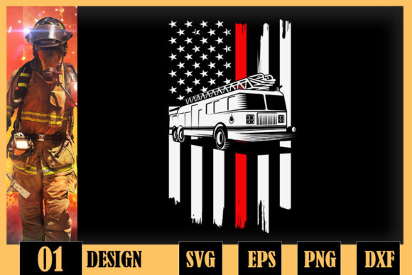 Fireman American Flag Thin Red Line Review