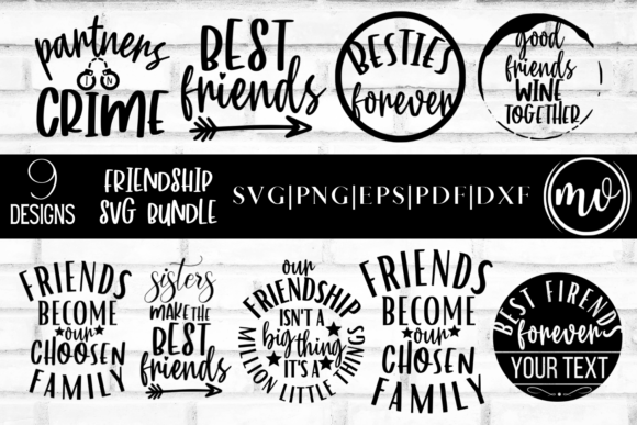 Friendship SVG Quote Bundle - 9: A Designer's Review