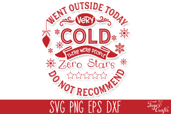 Funny Christmas Quote - Went Outside: A Designer's Review