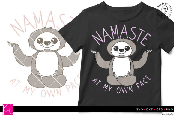 Namaste Sloth: A Designer's Take on Kawaii Embroidery