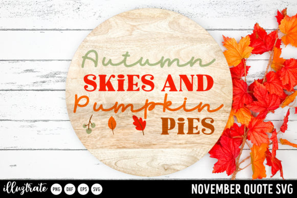 November SVG Cut File Autumn SVG Review