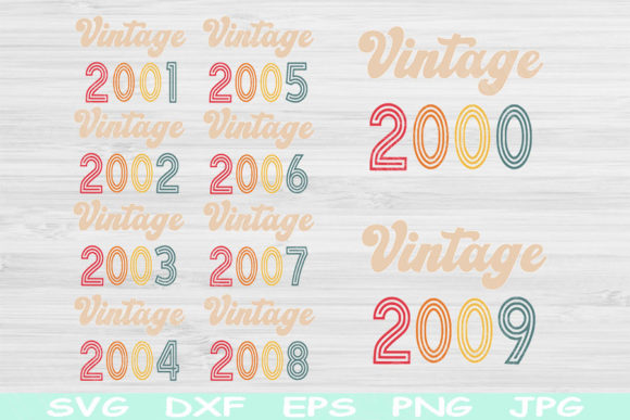 Review: 21st Birthday Svg, 2000-2009 Vintage for Embroidery
