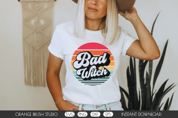 Review: Bad Witch SVG Cut File for Retro Halloween Embroidery