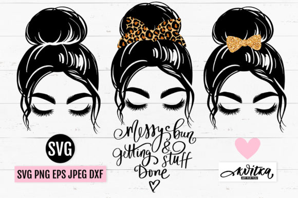 Review: Messy Bun Hair SVG Bundle for Embroidery